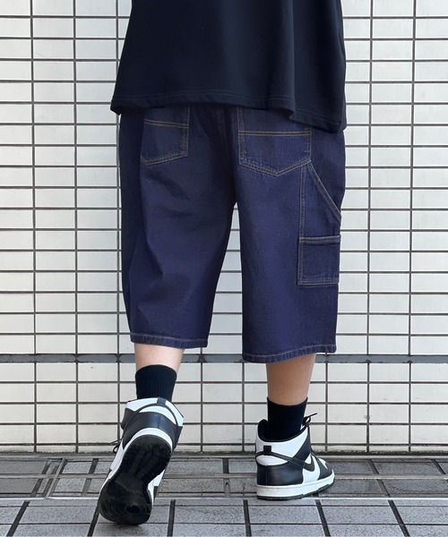 kutir(クティール)の「ワイドデニムペインターショーツ(その他パンツ・メンズ・ブラック/インディゴブルー・SMALL/MEDIUM/LARGE)」の17枚目の写真