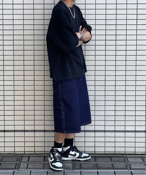 kutir(クティール)の「ワイドデニムペインターショーツ(その他パンツ・メンズ・ブラック/インディゴブルー・SMALL/MEDIUM/LARGE)」の13枚目の写真