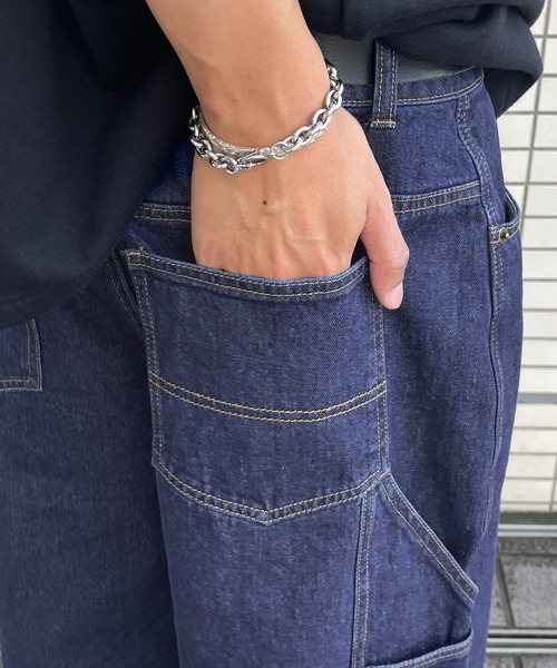 kutir(クティール)の「ワイドデニムペインターショーツ(その他パンツ・メンズ・ブラック/インディゴブルー・SMALL/MEDIUM/LARGE)」の20枚目の写真