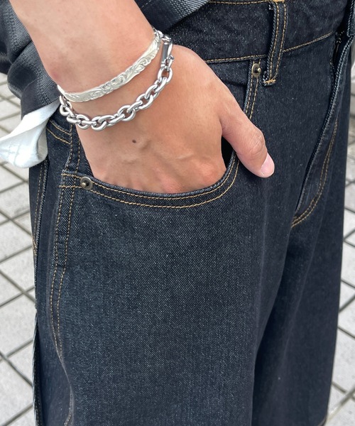 kutir(クティール)の「ワイドデニムペインターショーツ(その他パンツ・メンズ・ブラック/インディゴブルー・SMALL/MEDIUM/LARGE)」の9枚目の写真