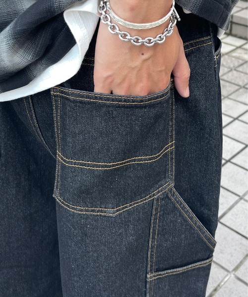 kutir(クティール)の「ワイドデニムペインターショーツ(その他パンツ・メンズ・ブラック/インディゴブルー・SMALL/MEDIUM/LARGE)」の10枚目の写真