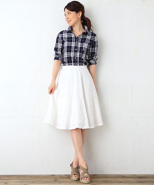 B:MING by BEAMS（ビーミングバイビームス）の「ビーミング by ビームス / ビッグチェックシャツ（シャツ/ブラウス・レディース・ブラック/ネイビー/レッド・MEDIUM/SMALL/LARGE）」の17枚目の写真