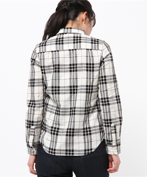 B:MING by BEAMS（ビーミングバイビームス）の「ビーミング by ビームス / ビッグチェックシャツ（シャツ/ブラウス・レディース・ブラック/ネイビー/レッド・MEDIUM/SMALL/LARGE）」の9枚目の写真