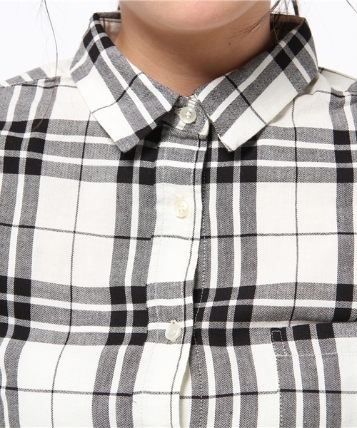 B:MING by BEAMS（ビーミングバイビームス）の「ビーミング by ビームス / ビッグチェックシャツ（シャツ/ブラウス・レディース・ブラック/ネイビー/レッド・MEDIUM/SMALL/LARGE）」の8枚目の写真