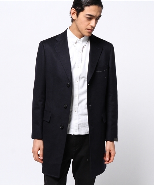UNITED ARROWS UAD ウールカシミヤチェスターフィールドコート
