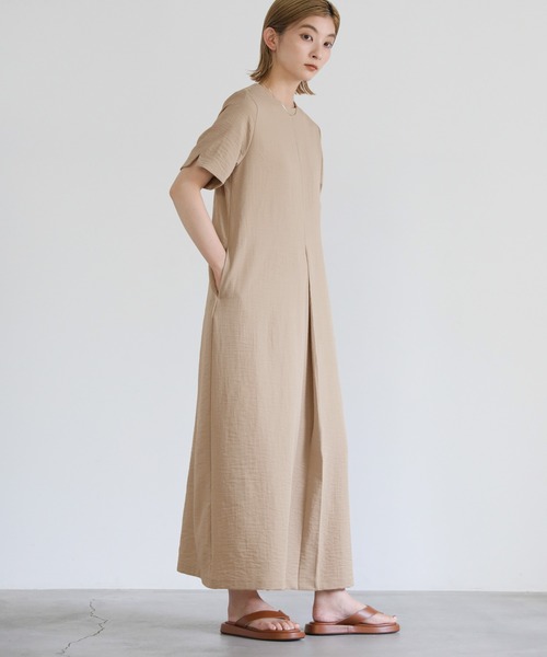 select MOCA（セレクトモカ）の「2022 SS フロントタックマキシワンピース（ワンピース・レディース・ブラック/オレンジ/ライトベージュ・FREE）」の17枚目の写真