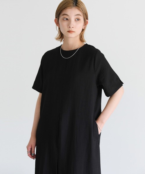 select MOCA（セレクトモカ）の「2022 SS フロントタックマキシワンピース（ワンピース・レディース・ブラック/オレンジ/ライトベージュ・FREE）」の12枚目の写真