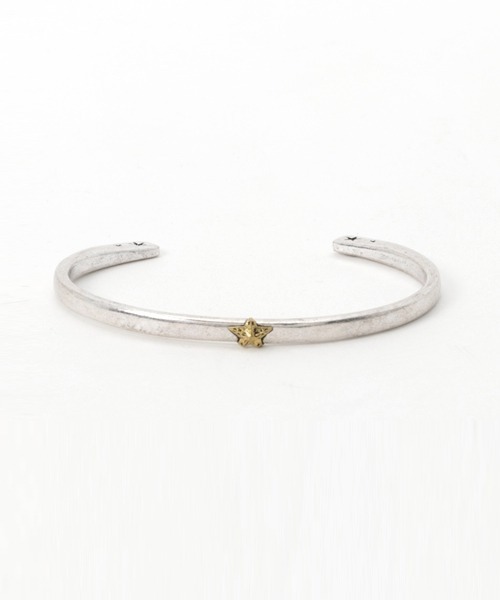 Revo.（レボ）の「Revo. STAR/SMILE ワンポイントモチーフバングル［巾着袋付き］（バングル/リストバンド・メンズ・シルバー系/シルバー系1・FREE）」の5枚目の写真