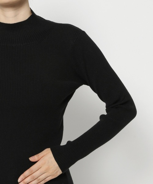 PAGEBOY（ページボーイ）の「ハイネックリブニット（ニット/セーター・レディース・ブラック/オフホワイト/ターコイズブルー/オレンジ/ブルー系その他/グリーン系その他3・FREE）」の9枚目の写真