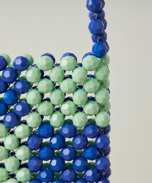 CITEN（シテン）の「＜CITEN＞ビーズ ストラップ ミニバッグ（ショルダーバッグ・レディース・ブラック/コバルトブルー・FREE）」の12枚目の写真