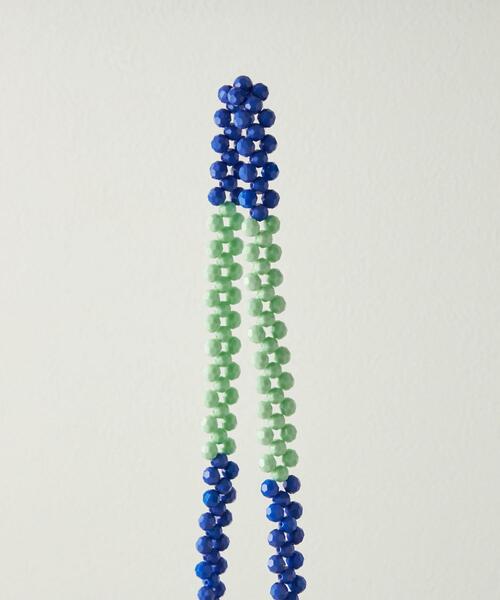 CITEN（シテン）の「＜CITEN＞ビーズ ストラップ ミニバッグ（ショルダーバッグ・レディース・ブラック/コバルトブルー・FREE）」の13枚目の写真