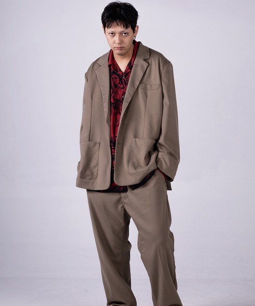 LOOSE（ルース）の「ルーズ [LOOSE] - スーツ セットアップ [SUIT]（セットアップ・メンズ・カーキ・LARGE/X-LARGE/SMALL/MEDIUM）」の8枚目の写真