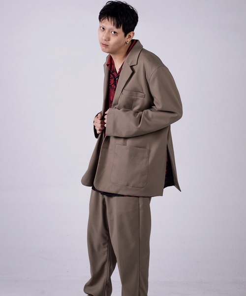 LOOSE（ルース）の「ルーズ [LOOSE] - スーツ セットアップ [SUIT]（セットアップ・メンズ・カーキ・LARGE/X-LARGE/SMALL/MEDIUM）」の2枚目の写真