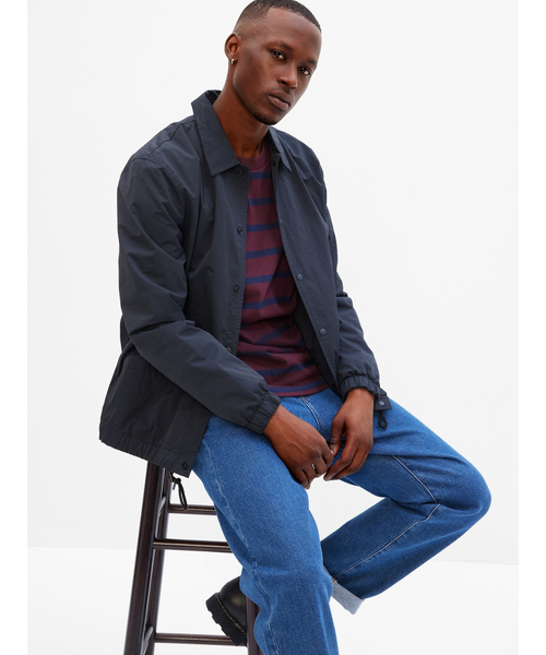 GAP(ギャップ)の「オーガニックコットン100% オーバーサイズTシャツ(Tシャツ/カットソー・メンズ・ホワイト/ブラック/ベージュ/パープル/ネイビー/ブラウン/グレー/カーキ/イエロー/グリーン/その他/ブルー系その他/ピンク系その他・S/M/L/XL/XS)」の9枚目の写真