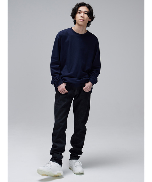 GAP(ギャップ)の「オーガニックコットン100% オーバーサイズTシャツ(Tシャツ/カットソー・メンズ・ホワイト/ブラック/ベージュ/パープル/ネイビー/ブラウン/グレー/カーキ/イエロー/グリーン/その他/ブルー系その他/ピンク系その他・S/M/L/XL/XS)」の21枚目の写真