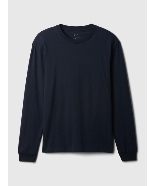 GAP(ギャップ)の「オーガニックコットン100% オーバーサイズTシャツ(Tシャツ/カットソー・メンズ・ホワイト/ブラック/ベージュ/パープル/ネイビー/ブラウン/グレー/カーキ/イエロー/グリーン/その他/ブルー系その他/ピンク系その他・S/M/L/XL/XS)」の15枚目の写真