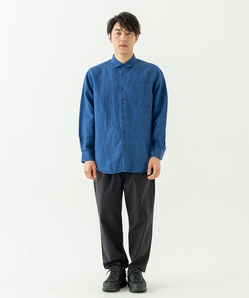 【セール】リラックスレギュラーカラーシャツ＜ブルー＞（シャツ/ブラウス）｜BRICK & SONS（ブリックアンドサンズ） wif.tv