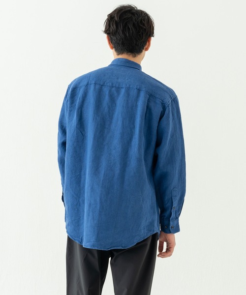 【セール】リラックスレギュラーカラーシャツ＜ブルー＞（シャツ/ブラウス）｜BRICK & SONS（ブリックアンドサンズ） wif.tv