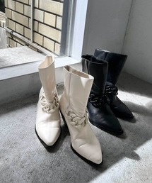 PAGEBOY | モノトーンチェーンブーツ(ブーツ)