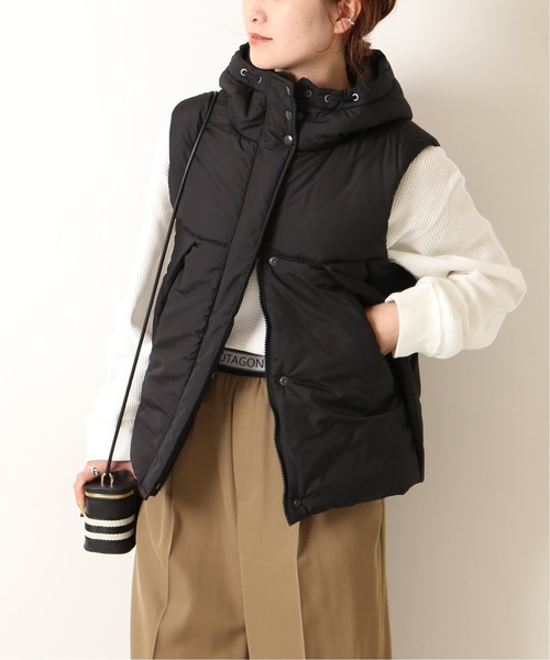 STUMBLY(スタンブリー)の「【STUMBLY/スタンブリー】 パデッドフーディベスト(ダウンベスト・レディース・ブラック/ブルー/グリーン・38)」の10枚目の写真