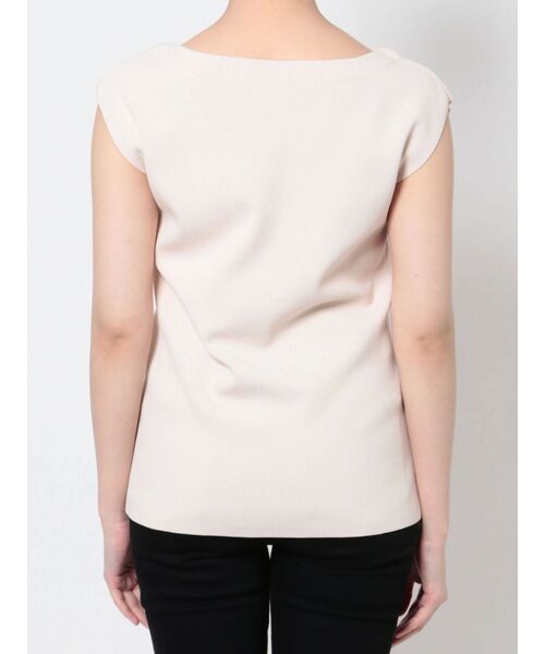 LAGUNAMOON（ラグナムーン）の「ミニマルボートネックニットプルオーバー（ニット/セーター・レディース・ブラック/アイボリー/ラベンダー・FREE）」の16枚目の写真