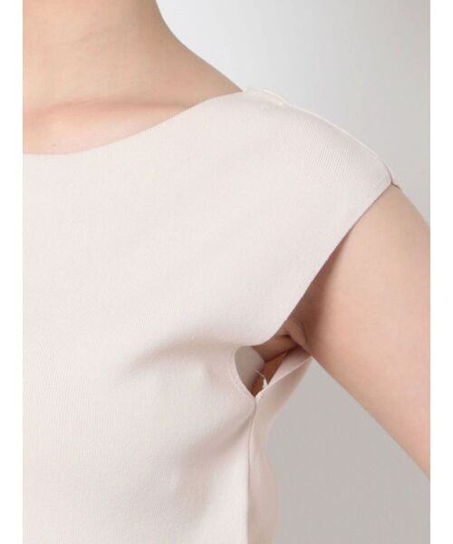 LAGUNAMOON（ラグナムーン）の「ミニマルボートネックニットプルオーバー（ニット/セーター・レディース・ブラック/アイボリー/ラベンダー・FREE）」の21枚目の写真