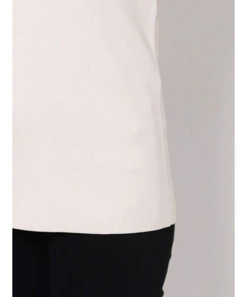 LAGUNAMOON（ラグナムーン）の「ミニマルボートネックニットプルオーバー（ニット/セーター・レディース・ブラック/アイボリー/ラベンダー・FREE）」の4枚目の写真