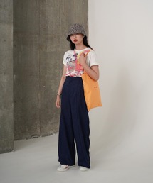 ダマスク柄 ワイドパンツ TINA:JOJUN