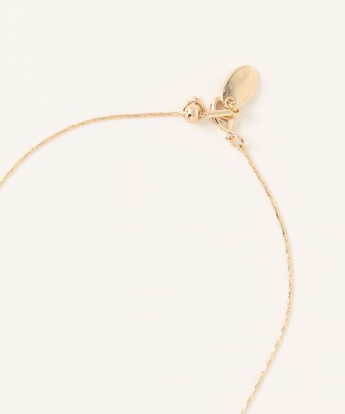 LOWRYS FARM（ローリーズファーム）の「ラインモチーフネックレス　157410（ネックレス・レディース・ゴールド/ゴールド系その他・FREE）」の4枚目の写真