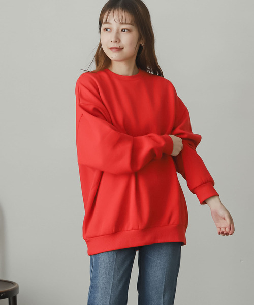 SENSE OF PLACE by URBAN RESEARCH（センスオブプレイスバイアーバンリサーチ）の「『ユニセックス』ウラキモウカラースウェットシャツ（スウェット・メンズ・ブラック/ベージュ/レッド/ブルー/グリーン・MEDIUM/LARGE/X-LARGE）」の5枚目の写真