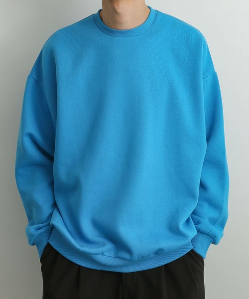 SENSE OF PLACE by URBAN RESEARCH（センスオブプレイスバイアーバンリサーチ）の「『ユニセックス』ウラキモウカラースウェットシャツ（スウェット・メンズ・ブラック/ベージュ/レッド/ブルー/グリーン・MEDIUM/LARGE/X-LARGE）」の4枚目の写真