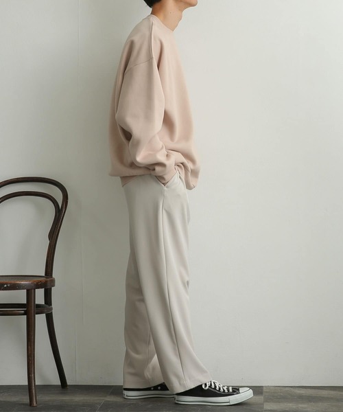 SENSE OF PLACE by URBAN RESEARCH（センスオブプレイスバイアーバンリサーチ）の「『ユニセックス』ウラキモウカラースウェットシャツ（スウェット・メンズ・ブラック/ベージュ/レッド/ブルー/グリーン・MEDIUM/LARGE/X-LARGE）」の7枚目の写真