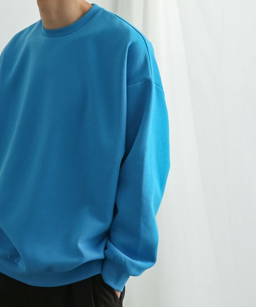 SENSE OF PLACE by URBAN RESEARCH（センスオブプレイスバイアーバンリサーチ）の「『ユニセックス』ウラキモウカラースウェットシャツ（スウェット・メンズ・ブラック/ベージュ/レッド/ブルー/グリーン・MEDIUM/LARGE/X-LARGE）」の8枚目の写真