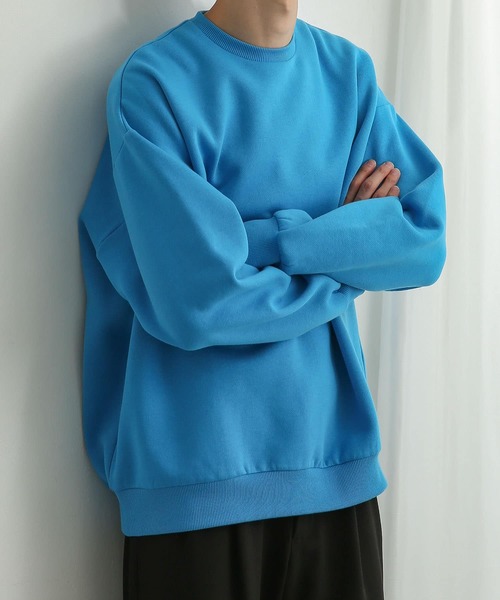 SENSE OF PLACE by URBAN RESEARCH（センスオブプレイスバイアーバンリサーチ）の「『ユニセックス』ウラキモウカラースウェットシャツ（スウェット・メンズ・ブラック/ベージュ/レッド/ブルー/グリーン・MEDIUM/LARGE/X-LARGE）」の9枚目の写真