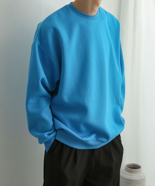 SENSE OF PLACE by URBAN RESEARCH（センスオブプレイスバイアーバンリサーチ）の「『ユニセックス』ウラキモウカラースウェットシャツ（スウェット・メンズ・ブラック/ベージュ/レッド/ブルー/グリーン・MEDIUM/LARGE/X-LARGE）」の10枚目の写真