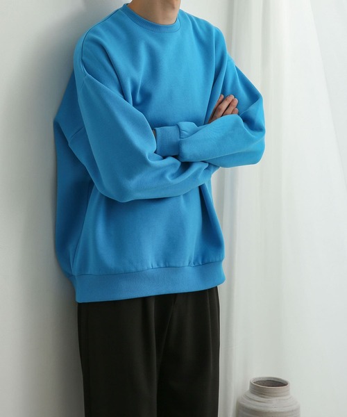 SENSE OF PLACE by URBAN RESEARCH（センスオブプレイスバイアーバンリサーチ）の「『ユニセックス』ウラキモウカラースウェットシャツ（スウェット・メンズ・ブラック/ベージュ/レッド/ブルー/グリーン・MEDIUM/LARGE/X-LARGE）」の11枚目の写真