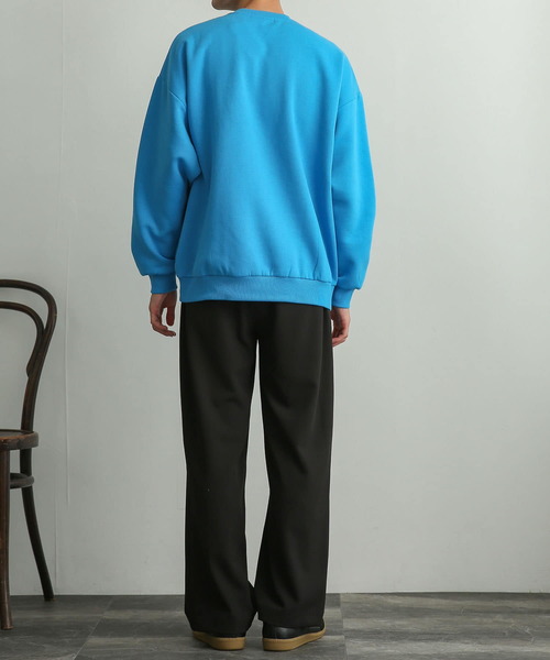 SENSE OF PLACE by URBAN RESEARCH（センスオブプレイスバイアーバンリサーチ）の「『ユニセックス』ウラキモウカラースウェットシャツ（スウェット・メンズ・ブラック/ベージュ/レッド/ブルー/グリーン・MEDIUM/LARGE/X-LARGE）」の13枚目の写真