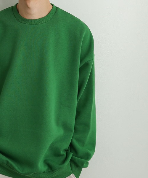 SENSE OF PLACE by URBAN RESEARCH（センスオブプレイスバイアーバンリサーチ）の「『ユニセックス』ウラキモウカラースウェットシャツ（スウェット・メンズ・ブラック/ベージュ/レッド/ブルー/グリーン・MEDIUM/LARGE/X-LARGE）」の15枚目の写真