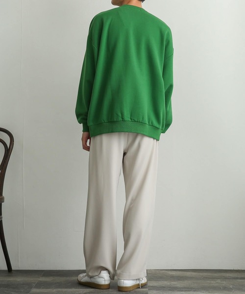 SENSE OF PLACE by URBAN RESEARCH（センスオブプレイスバイアーバンリサーチ）の「『ユニセックス』ウラキモウカラースウェットシャツ（スウェット・メンズ・ブラック/ベージュ/レッド/ブルー/グリーン・MEDIUM/LARGE/X-LARGE）」の20枚目の写真