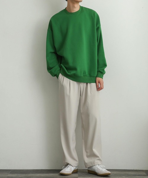 SENSE OF PLACE by URBAN RESEARCH（センスオブプレイスバイアーバンリサーチ）の「『ユニセックス』ウラキモウカラースウェットシャツ（スウェット・メンズ・ブラック/ベージュ/レッド/ブルー/グリーン・MEDIUM/LARGE/X-LARGE）」の21枚目の写真
