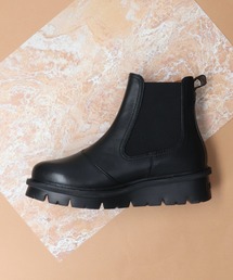 Bussola（ブソラ）の「【bussola】撥水レザーサイドゴア厚底ショートブーツ(925505)（ブーツ）」