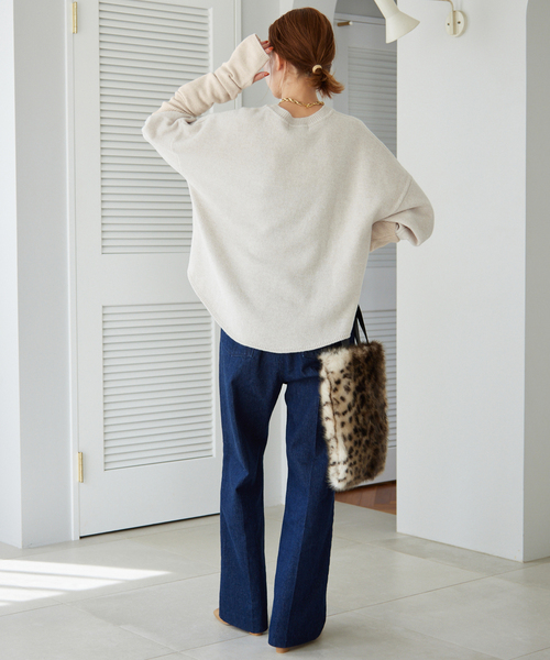 SLOBE IENA（スローブイエナ）の「SUPER GEELONGアームウォーマー（手袋・レディース・チャコールグレー/ベージュ/ピンク/グリーン・FREE）」の10枚目の写真