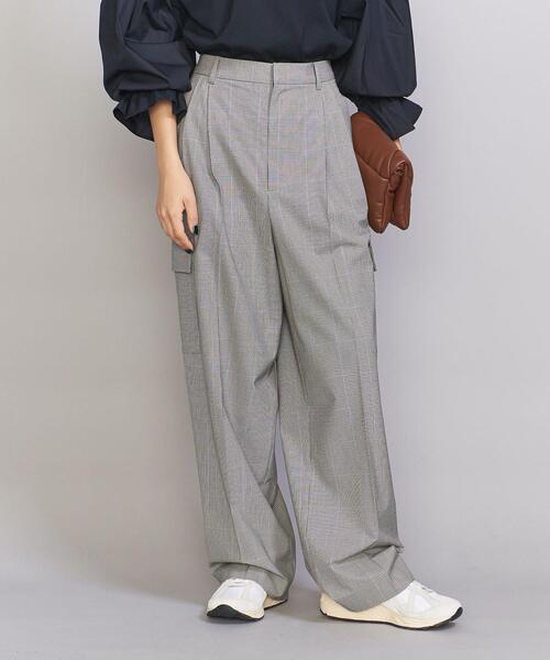 BEAUTY&YOUTH UNITED ARROWS（ビューティーアンドユースユナイテッドアローズ）の「ポリエステルブレンド タック カーゴパンツ -ウォッシャブル-（その他パンツ・レディース・モカ/その他1/ナチュラル・S/M）」の19枚目の写真