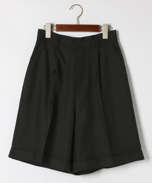 niko and...（ニコアンド）の「センタープレスショートパンツ（その他パンツ・レディース・ブラック/ライトブラウン・LARGE/MEDIUM）」の6枚目の写真