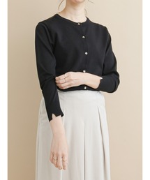 Te chichi | 袖口スリットクルーネックカーディガン(カーディガン/ボレロ)