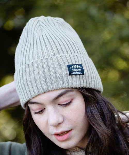 OUTDOOR PRODUCTS(アウトドアプロダクツ)の「【OUTDOOR PRODUCTS/アウトドアプロダクツ】裏フリース ニットキャップ ビーニー(ニットキャップ/ビーニー・メンズ・ホワイト/ライトグレー/チャコールグレー/ブラック/ワイン/オリーブ/ネイビー/ベージュ・FREE)」の5枚目の写真