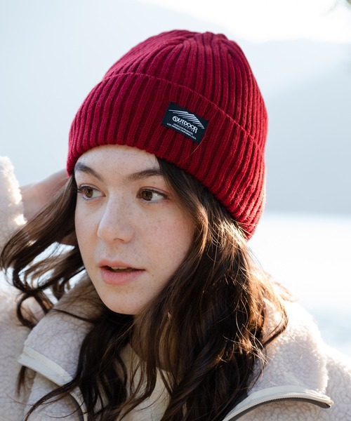 OUTDOOR PRODUCTS(アウトドアプロダクツ)の「【OUTDOOR PRODUCTS/アウトドアプロダクツ】裏フリース ニットキャップ ビーニー(ニットキャップ/ビーニー・メンズ・ホワイト/ライトグレー/チャコールグレー/ブラック/ワイン/オリーブ/ネイビー/ベージュ・FREE)」の8枚目の写真