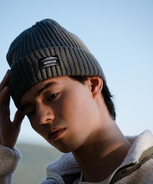OUTDOOR PRODUCTS(アウトドアプロダクツ)の「【OUTDOOR PRODUCTS/アウトドアプロダクツ】裏フリース ニットキャップ ビーニー(ニットキャップ/ビーニー・メンズ・ホワイト/ライトグレー/チャコールグレー/ブラック/ワイン/オリーブ/ネイビー/ベージュ・FREE)」の3枚目の写真