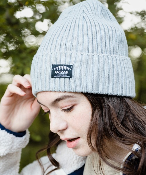 OUTDOOR PRODUCTS(アウトドアプロダクツ)の「【OUTDOOR PRODUCTS/アウトドアプロダクツ】裏フリース ニットキャップ ビーニー(ニットキャップ/ビーニー・メンズ・ホワイト/ライトグレー/チャコールグレー/ブラック/ワイン/オリーブ/ネイビー/ベージュ・FREE)」の4枚目の写真