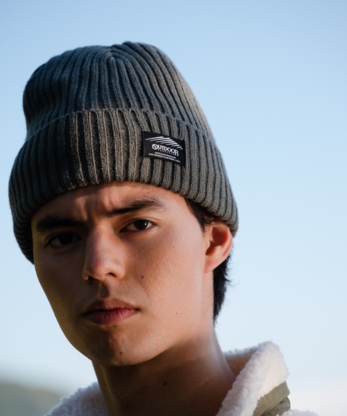 OUTDOOR PRODUCTS(アウトドアプロダクツ)の「【OUTDOOR PRODUCTS/アウトドアプロダクツ】裏フリース ニットキャップ ビーニー(ニットキャップ/ビーニー・メンズ・ホワイト/ライトグレー/チャコールグレー/ブラック/ワイン/オリーブ/ネイビー/ベージュ・FREE)」の21枚目の写真